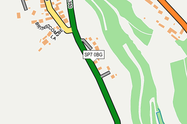 SP7 0BG map - OS OpenMap – Local (Ordnance Survey)