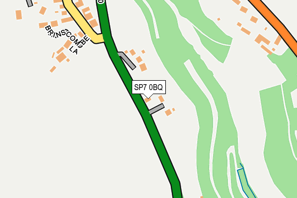 SP7 0BQ map - OS OpenMap – Local (Ordnance Survey)