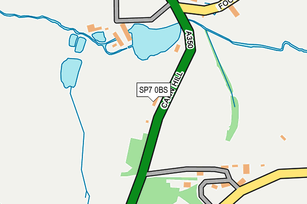SP7 0BS map - OS OpenMap – Local (Ordnance Survey)