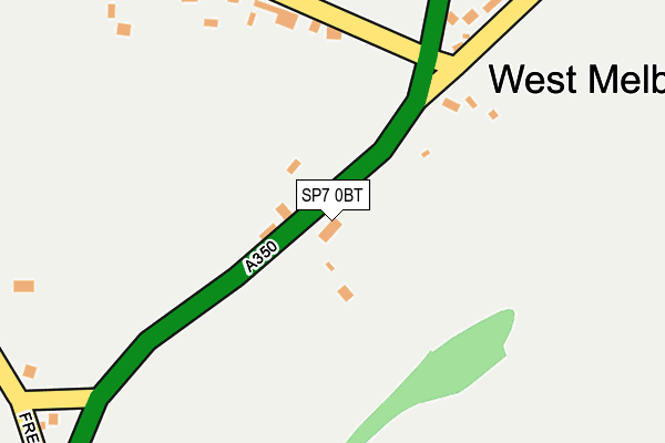 SP7 0BT map - OS OpenMap – Local (Ordnance Survey)