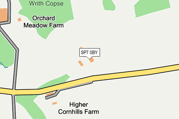 SP7 0BY map - OS OpenMap – Local (Ordnance Survey)