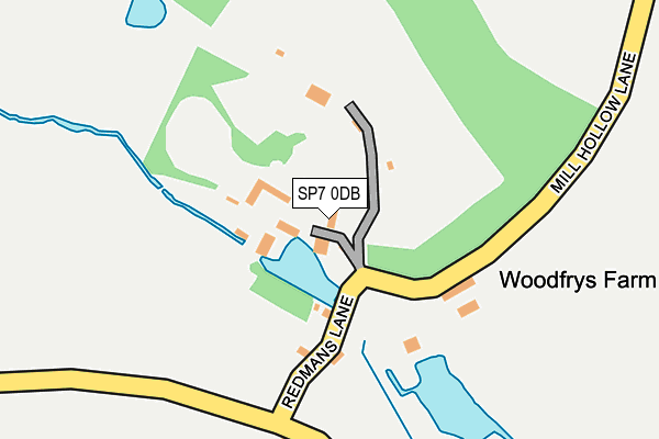 SP7 0DB map - OS OpenMap – Local (Ordnance Survey)