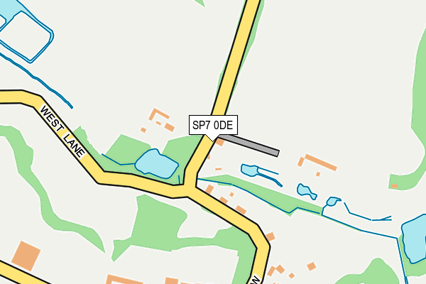 SP7 0DE map - OS OpenMap – Local (Ordnance Survey)