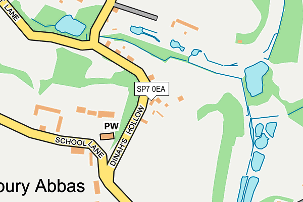 SP7 0EA map - OS OpenMap – Local (Ordnance Survey)