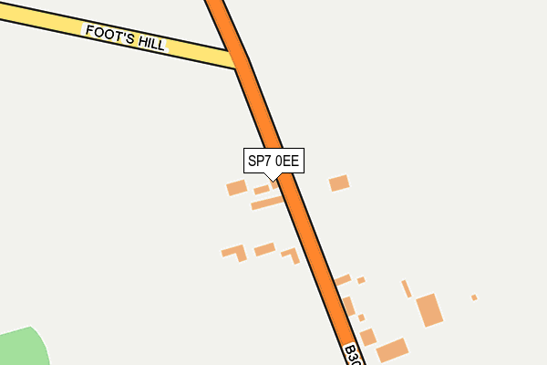 SP7 0EE map - OS OpenMap – Local (Ordnance Survey)