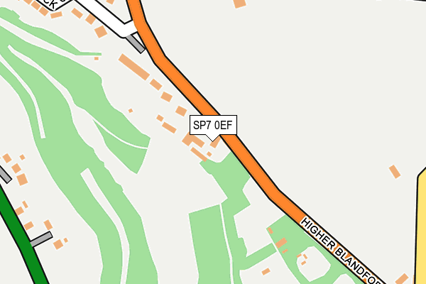 SP7 0EF map - OS OpenMap – Local (Ordnance Survey)