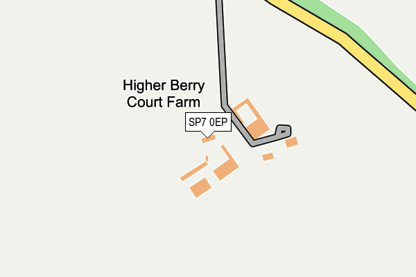 SP7 0EP map - OS OpenMap – Local (Ordnance Survey)