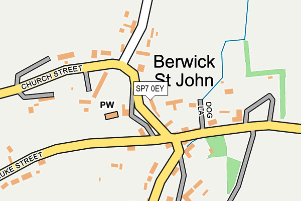 SP7 0EY map - OS OpenMap – Local (Ordnance Survey)