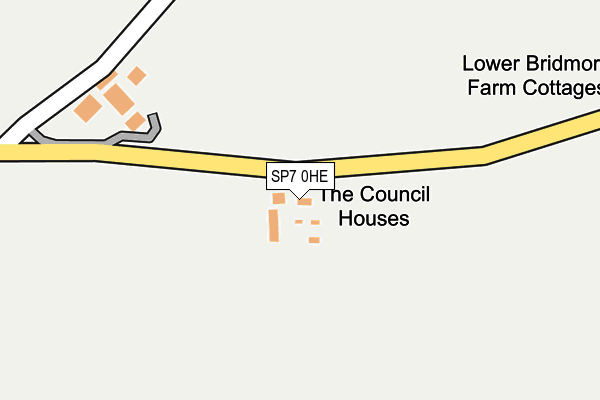 SP7 0HE map - OS OpenMap – Local (Ordnance Survey)