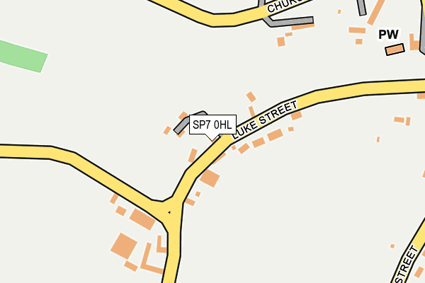 SP7 0HL map - OS OpenMap – Local (Ordnance Survey)