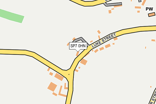 SP7 0HN map - OS OpenMap – Local (Ordnance Survey)