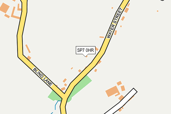 SP7 0HR map - OS OpenMap – Local (Ordnance Survey)