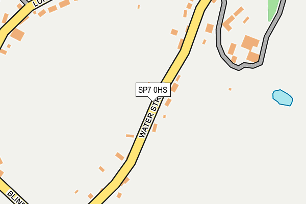 SP7 0HS map - OS OpenMap – Local (Ordnance Survey)