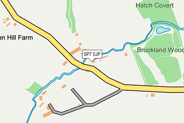 SP7 0JP map - OS OpenMap – Local (Ordnance Survey)