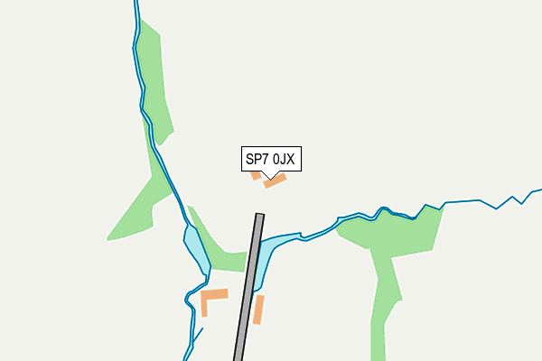 SP7 0JX map - OS OpenMap – Local (Ordnance Survey)