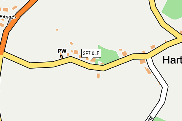 SP7 0LF map - OS OpenMap – Local (Ordnance Survey)