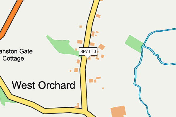 SP7 0LJ map - OS OpenMap – Local (Ordnance Survey)