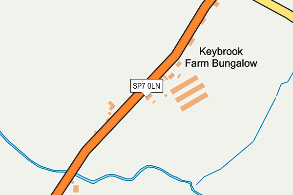 SP7 0LN map - OS OpenMap – Local (Ordnance Survey)