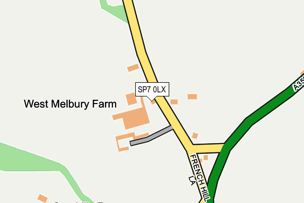 SP7 0LX map - OS OpenMap – Local (Ordnance Survey)