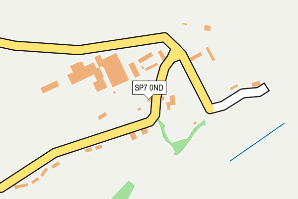 SP7 0ND map - OS OpenMap – Local (Ordnance Survey)