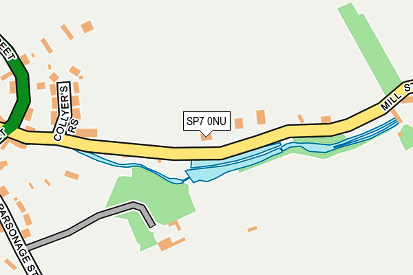SP7 0NU map - OS OpenMap – Local (Ordnance Survey)