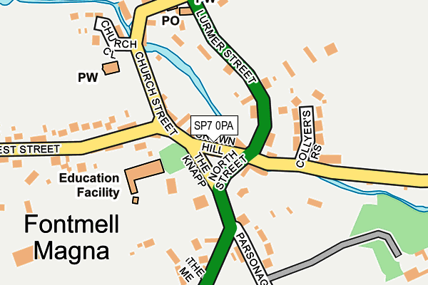 SP7 0PA map - OS OpenMap – Local (Ordnance Survey)