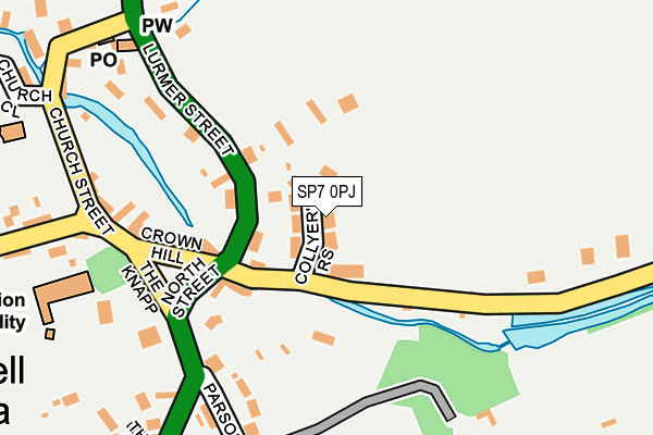 SP7 0PJ map - OS OpenMap – Local (Ordnance Survey)