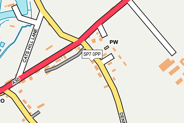 SP7 0PP map - OS OpenMap – Local (Ordnance Survey)