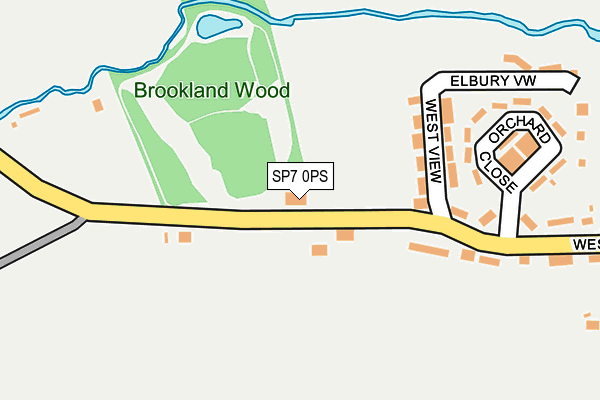 SP7 0PS map - OS OpenMap – Local (Ordnance Survey)