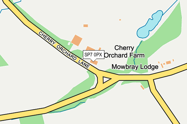 SP7 0PX map - OS OpenMap – Local (Ordnance Survey)