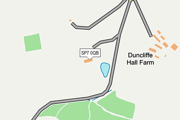 SP7 0QB map - OS OpenMap – Local (Ordnance Survey)