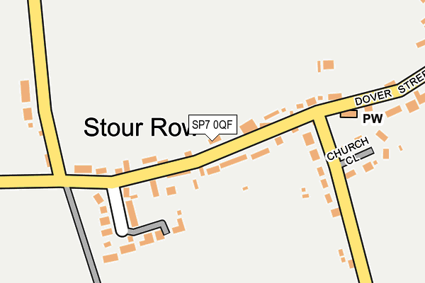 SP7 0QF map - OS OpenMap – Local (Ordnance Survey)