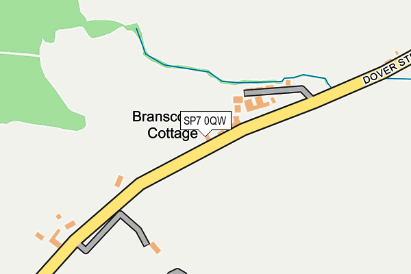 SP7 0QW map - OS OpenMap – Local (Ordnance Survey)