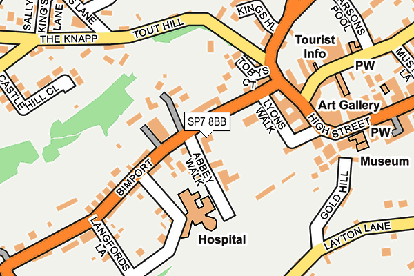 SP7 8BB map - OS OpenMap – Local (Ordnance Survey)