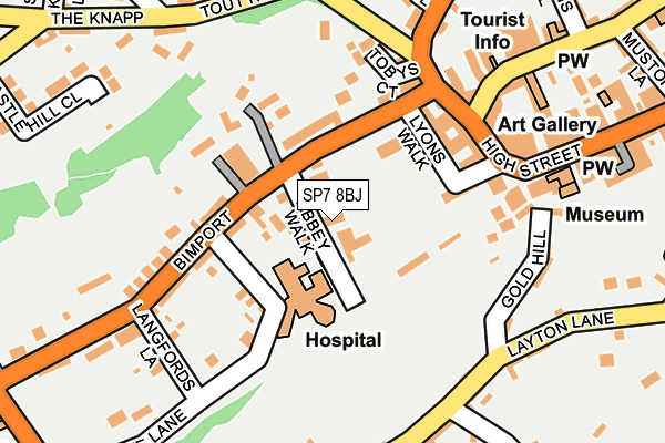 SP7 8BJ map - OS OpenMap – Local (Ordnance Survey)