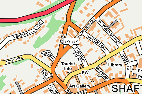 SP7 8BP map - OS OpenMap – Local (Ordnance Survey)