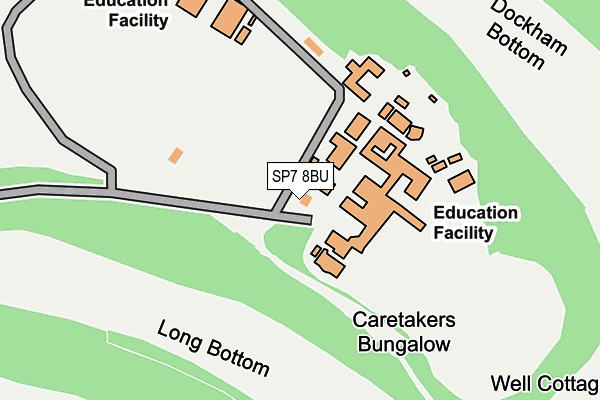 SP7 8BU map - OS OpenMap – Local (Ordnance Survey)