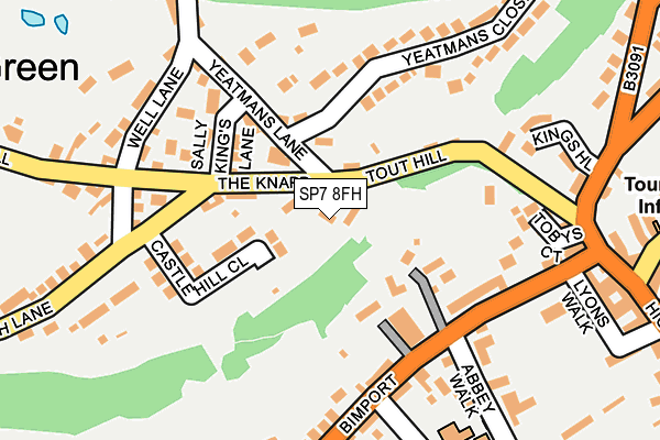 SP7 8FH map - OS OpenMap – Local (Ordnance Survey)