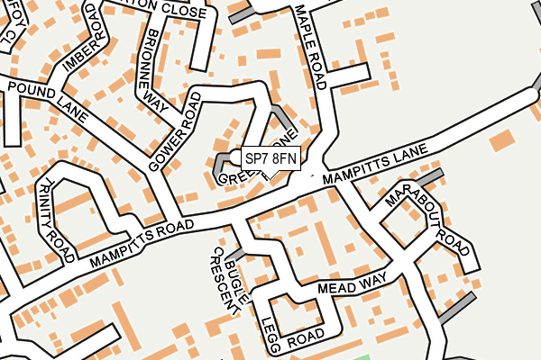 SP7 8FN map - OS OpenMap – Local (Ordnance Survey)