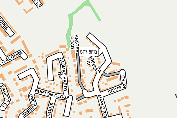 SP7 8FQ map - OS OpenMap – Local (Ordnance Survey)