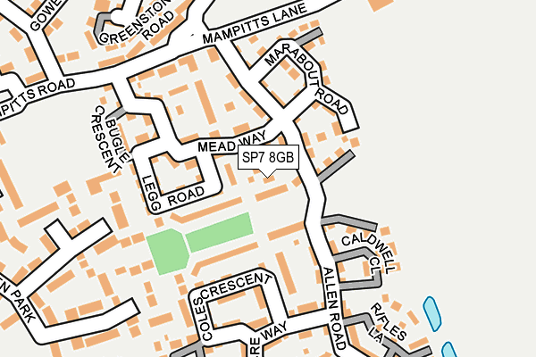 SP7 8GB map - OS OpenMap – Local (Ordnance Survey)