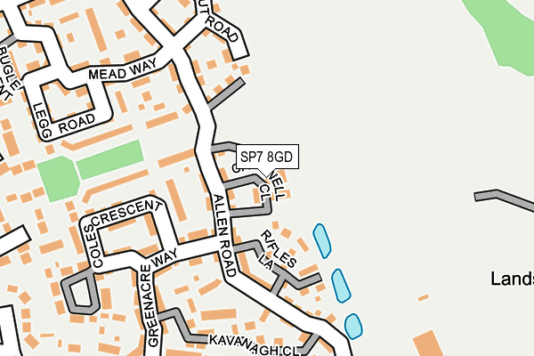 SP7 8GD map - OS OpenMap – Local (Ordnance Survey)