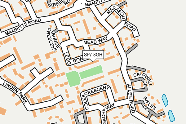 SP7 8GH map - OS OpenMap – Local (Ordnance Survey)