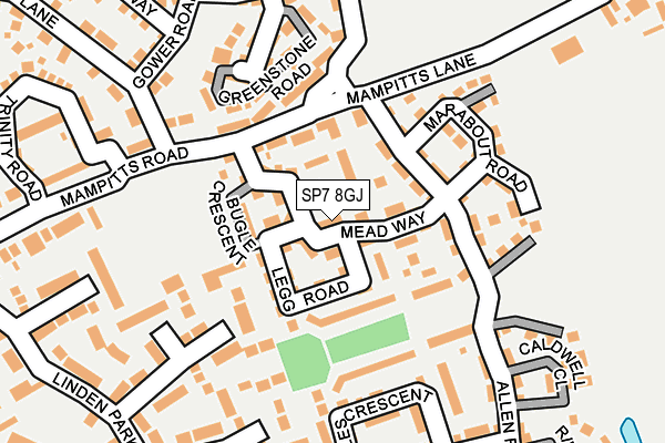 SP7 8GJ map - OS OpenMap – Local (Ordnance Survey)