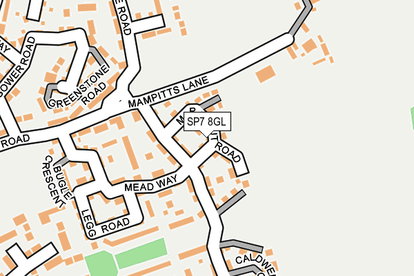 SP7 8GL map - OS OpenMap – Local (Ordnance Survey)