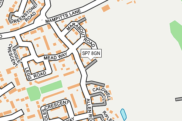 SP7 8GN map - OS OpenMap – Local (Ordnance Survey)