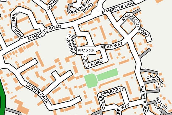 SP7 8GP map - OS OpenMap – Local (Ordnance Survey)