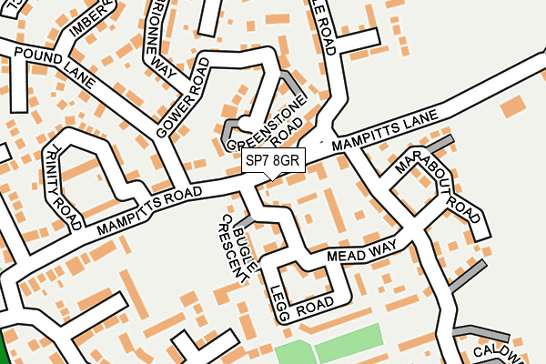 SP7 8GR map - OS OpenMap – Local (Ordnance Survey)