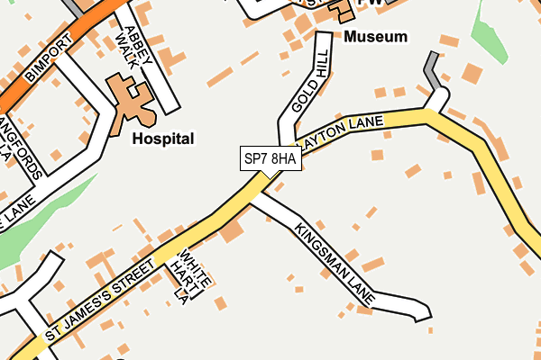 SP7 8HA map - OS OpenMap – Local (Ordnance Survey)