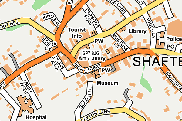 Map of TODBER STUDIOS LTD at local scale